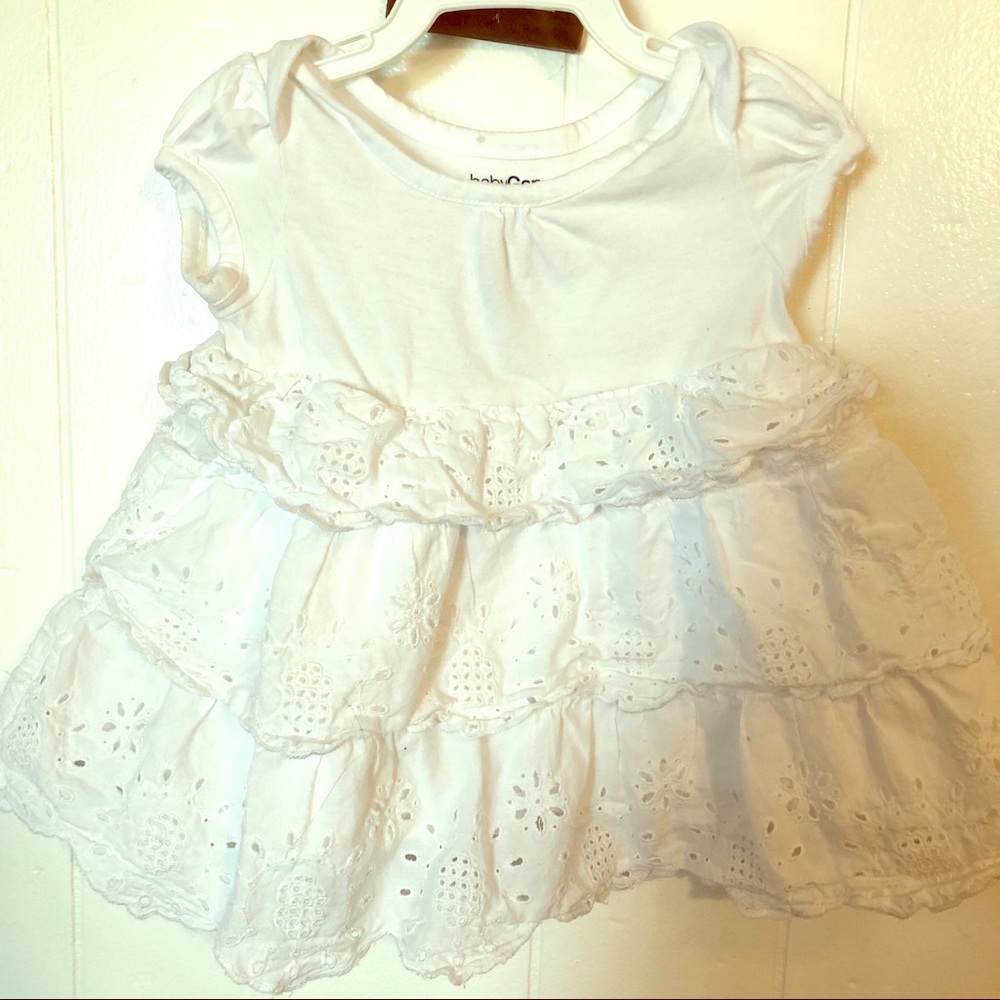 Baby gap white dress